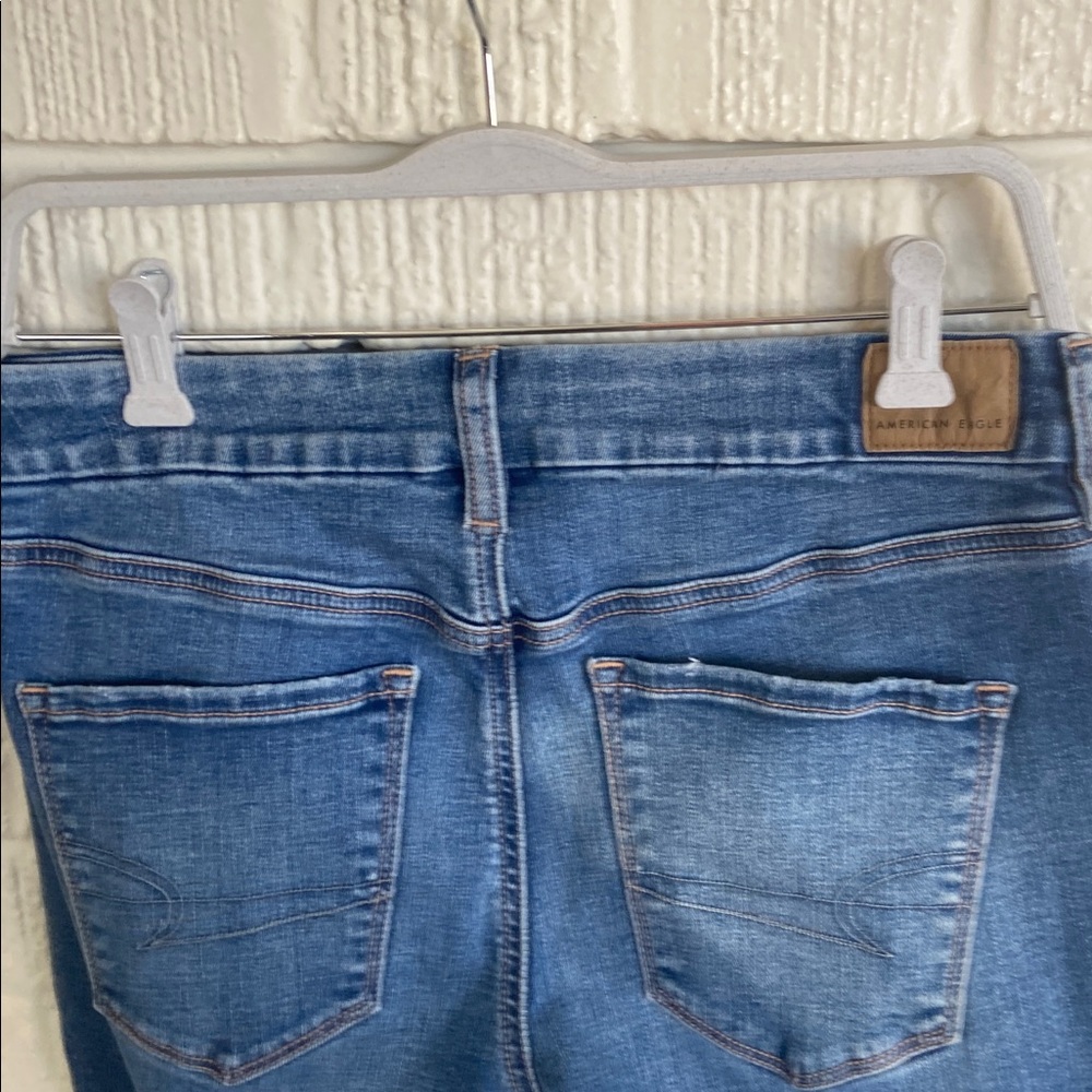 American Eagle curvy high-rise skinny kick Jean size 8 NEW - Picture 4 of 9